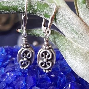 1.25" Sterling Silver Earrings